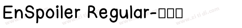 EnSpoiler Regular字体转换
